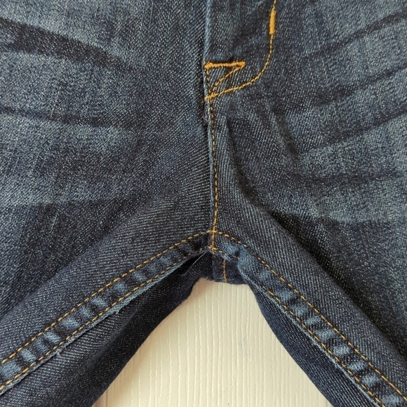 Hudson Collin Classic Low Rise Dark Wash Flap Pocket Denim Skinny Jeans 26 - Picture 13 of 16